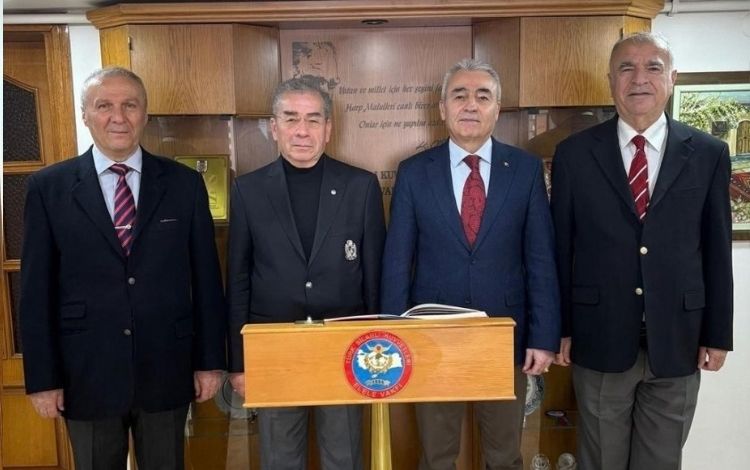 Em.Tuğgeneral Ünal AKBULUT, Em.Tümgeneral Berkay TURGUT ve Em.Tuğgeneral Mehmet Ali YILDIRIM Ziyaret